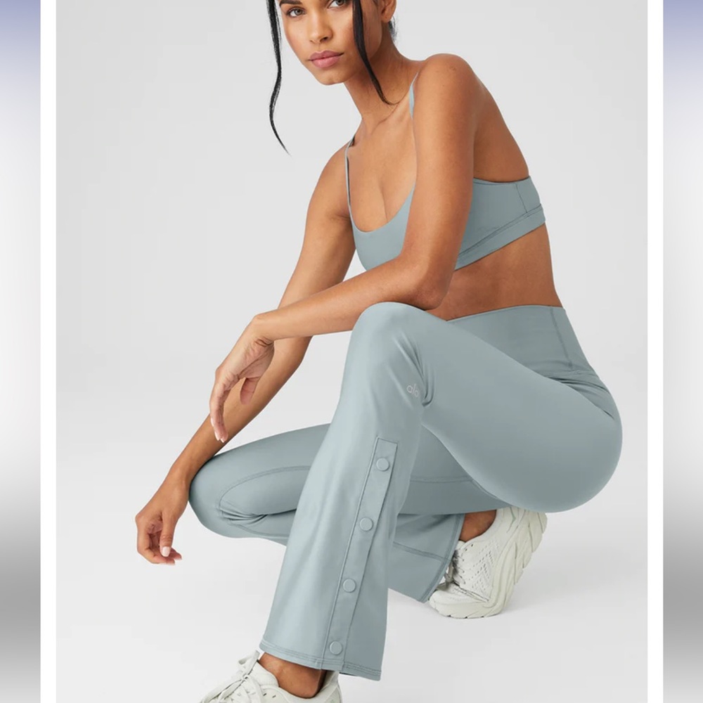 Alo yoga Airlift High-Waist 7/8 Game Changer Legging size small cosmic gray